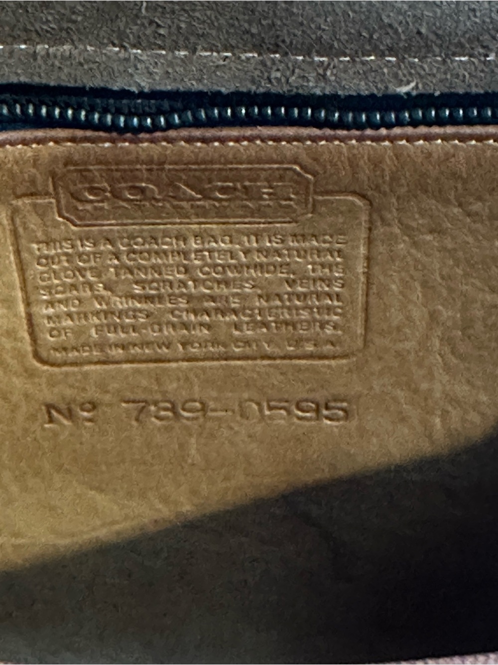 Coach Classic Shoulder Bag NYC British Tan - Picture 4 of 5